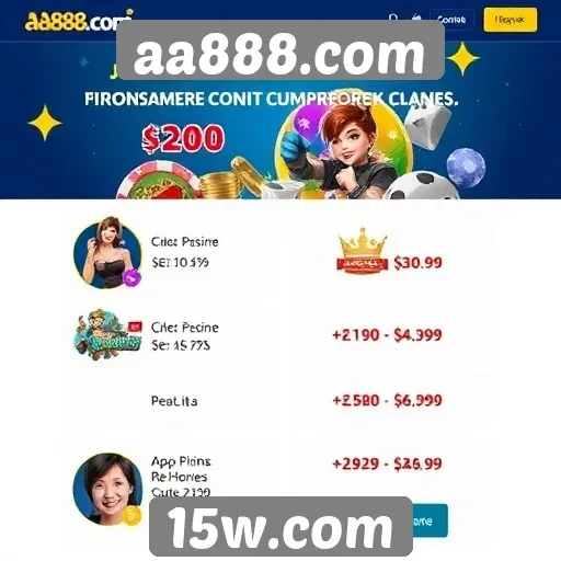 Ofertas e promoções disponíveis em aa888.com